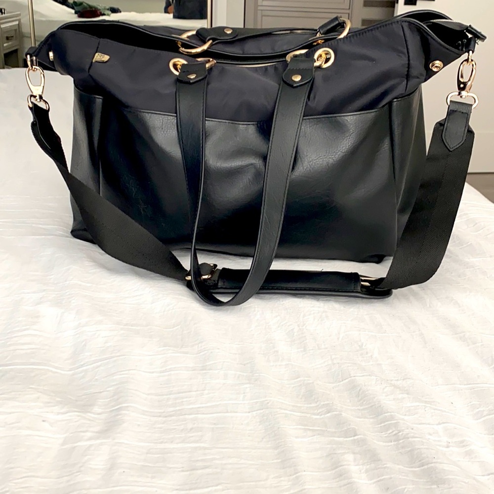 Beis diaper bag! Black, as pictured